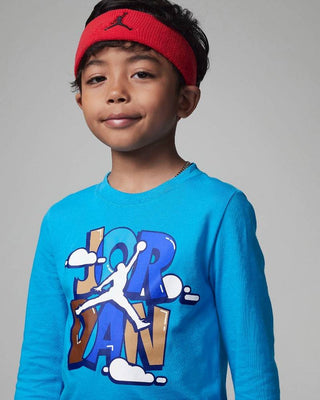 NIKE JORDAN LIL CHAMP LONG SLEEVES T-SHIRT AND PANT JR 85C640 U1A