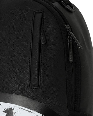 SPRAYGROUND SHARK CENTRAL BLACK EMBROIDEDRED SHARK   ZAINO B9629