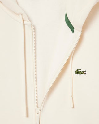 LACOSTE FELPA LACOSTE CON CAPPUCCIO IN PILE CON ZIP SH9626 XFJ