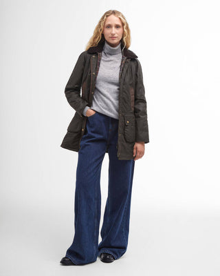 BARBOUR GIACCA BOWER CERATA LUNGA DONNA LWX0534 OL71