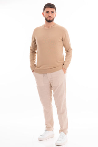 MARKUP CREW NECK COTTON SWEATER MK10001 CRD
