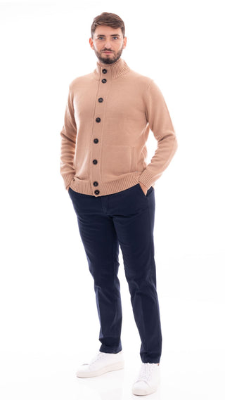 MARKUP CARDIGAN COLLO ALTO CON BOTTONI UOMO MK790044 CML