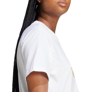 ADIDAS T-SHIRT TECH METALLIC CON STAMPA DONNA JN9130