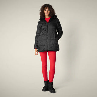 SAVE THE DUCK GIUBBOTTO BRIDGET C/CAPPUCCIO DONNA D40070W FURY21 10000