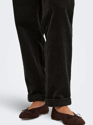 JACQUELINE DE YONG SHIRAZ PANTALONE IN VELLUTO A COSTINE 15376602 CLT