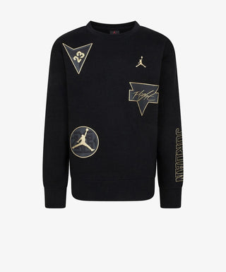 NIKE JORDAN CREW NECK SWEATSHIRT WITH LOGOS JR 95D545 023