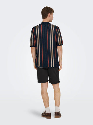 ONLY&SONS LEON CAMICIA RIGATA A MAGLIA 22036679 DKS