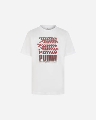 PUMA T-SHIRT ESSENTIALS CON GRAFICA PUMA JR 692244 02