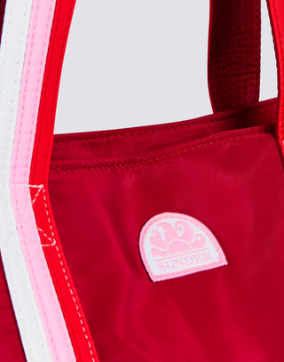SUNDEK REGULAR TOTE BAG CON DETTAGLI ARCOBALENO AM388ABPY800 A9001