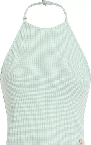 CALVIN KLEIN JEANS TOP CK IN TESSUTO WAFFLE DONNA J225300 CDV