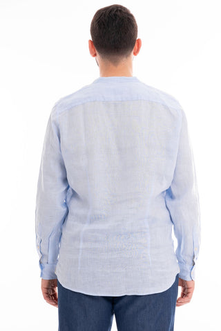 MARKUP KOREAN LONG SLEEVE SHIRT 100% LINEN MK13002 CLE