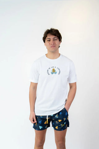 LORD PARTENOPEI T-SHIRT CON RANA TM26-FROG BIA