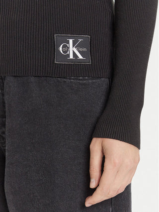 CALVIN KLEIN JEANS MAGLIONE COLLO ALTO C/LOGO CK LV047D350G UB1