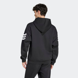 ADIDAS FELPA ZIP E CAPPUCCIO 3 STRISCE CON LOGO UOMO JD4827