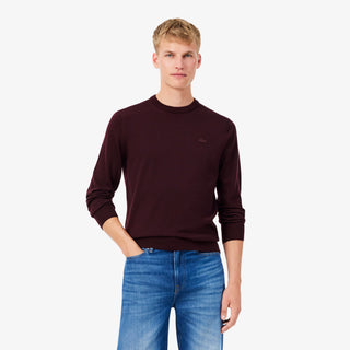 LACOSTE MAGLIONE LACOSTE GIROCOLLO IN LANA MERINO AH1969 3KE