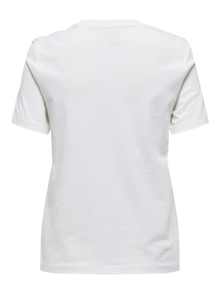 ONLY T-SHIRT TERESA REG SHORT SLEEVES TEDDY TOP BOX DONNA 15316954 CLD