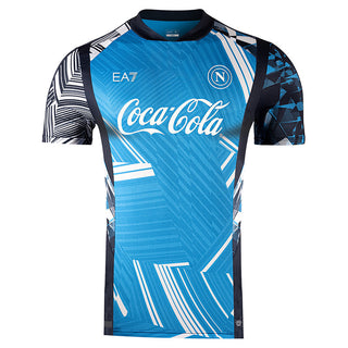 EA7 NAPOLI T-SHIRT NAPLES PREMATCH 24/25 WITH COCA COLA LOGO N25P05