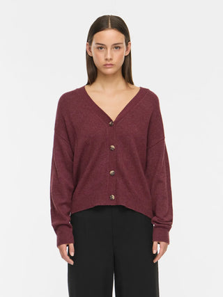 VILA CARDIGAN VILA RIL CON SCOLLATURA A V CON 4 BOTTONI 14107411 PRY