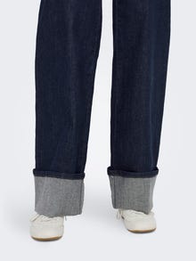 JACQUELINE DE YONG JEANS VANESSA CON RISVOLTO DONNA 15355528 DBD