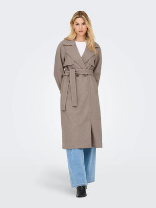 ONLY CAPPOTTO LAURA LUNGO CON CINTURA 15373586 SYT