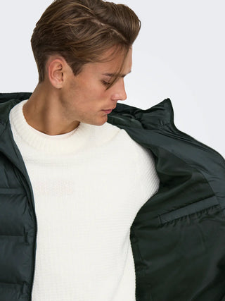 ONLY&SONS UNION PIUMINO PUFFER UOMO 22034836 BLK