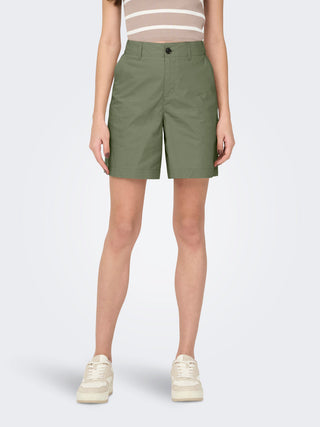 ONLY ZORA BERMUDA IN COTONE (col: oil green) 15344538 OLG