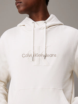 CALVIN KLEIN JEANS CHENILLE HOODIE MONOLOGUE MEN J326637 YBI