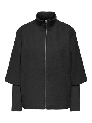 JACQUELINE DE YONG CAPPOTTO IN PANNO CORTO MEMORY CON MANICHE A 3/4 15353907 DGK