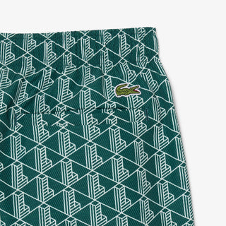 LACOSTE BOXER MARE MIDI CON STAMPA CON MONOGRAMMA MH9086 D1R