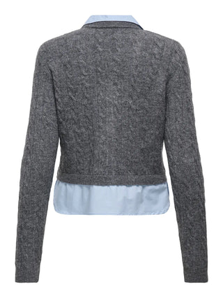 JACQUELINE DE YONG CARDIGAN ADA CON EFFETTO CAMICIA INTERNO 15377890 MGM