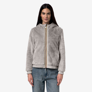 K-WAY DEVA LIGHT SPACE FUR GIUBBINO DONNA REVERSIBILE K31452W DBT