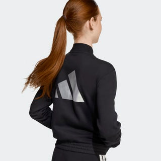 ADIDAS TUTA COMPLETA FELPA ZIP + PANTALONE A ZAMPA CON LOGO ADIDAS JR JL7474