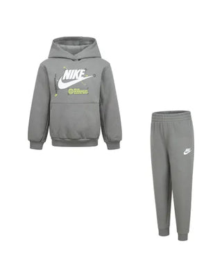 NIKE TUTA FELPATA CON LOGO JR 86M350 G3F