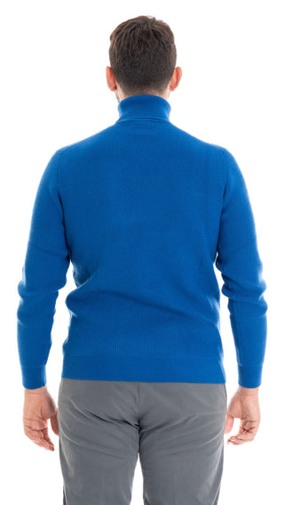 MARKUP MEN'S ENGLISH RIB HIGH NECK SWEATER MK790030 BLT