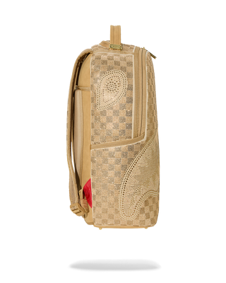 SPRAYGROUND 2 TONE GOLD TRINITY ZAINO B8470