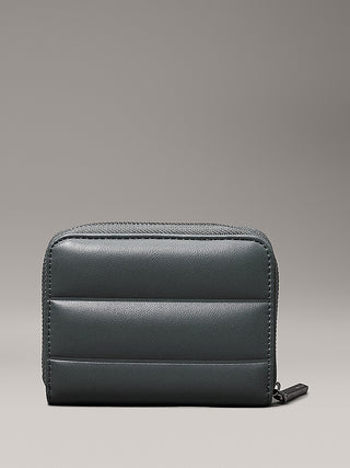 CALVIN KLEIN MEDIUM TPUNTATA LINE QUILT ZIP WALLET WOMEN K612201 LG2