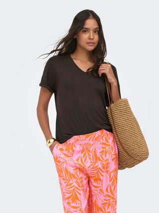 JACQUELINE DE YONG SISSY T-SHIRT SCOLLO A V 15364526 CFB