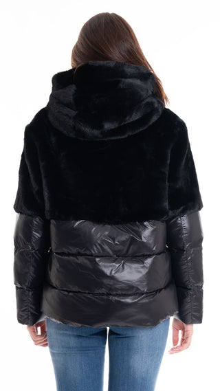 BLAUER TACOMA DOWN JACKET WITH HOOD WITH FUR WOMEN BLDC02290 006646 999