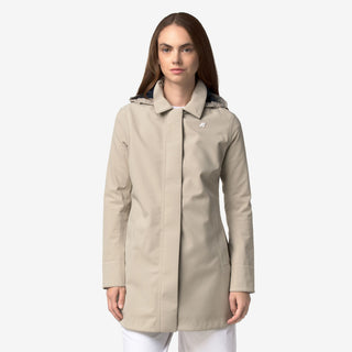 K-WAY MATHY BONDED GIUBBINO LUNGO DONNA K2148BW B2A