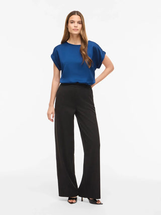 VILA ELLETTE T-SHIRT SATINATA DONNA 14059563 NVP
