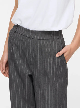 VILA VIVARONE PANTALONE GAMBA LARGA  GESSATO 14089556 DGK