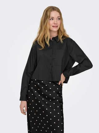 JACQUELINE DE YONG MIO CAMICIA CROP 15363677 BLK