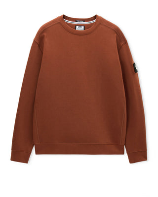 WEEKEND OFFENDER FELPA CON PATCH SUL BRACCIO SW3B18 THUNDER BRK