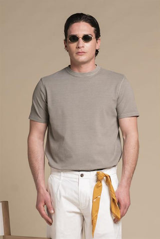 IMPURE JOSHUA T-SHIRT IN PIQUET ELASTICIZZATO UOMO JOSHUA PIQC43