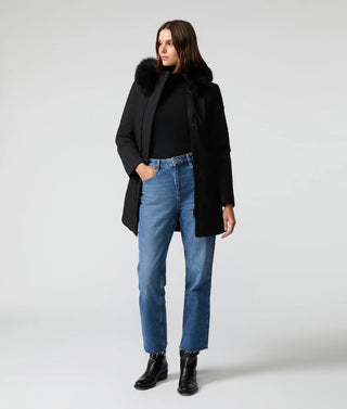 REFRIGIWEAR GIUBBOTTO LUNGO  LADY TECH CAPPUCCIO CON PELLICCIA DONNA W99108 XT3790 G06000