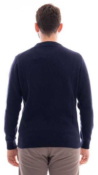 WOOL&CO MAGLIONE GIROCOLLO RASATO 4080 0023