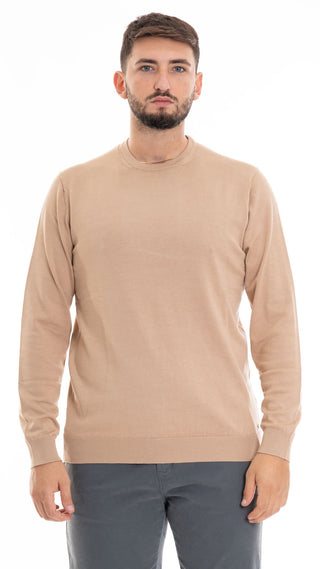 MARKUP CREW NECK SWEATER MEN MK20010 CML
