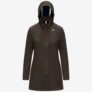 K-WAY MATHY BONDED GIUBBINO LUNGO DONNA K2148BW B3A