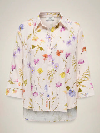 VILA VIOLA CAMICIA 3/4 A FIORI 15361672 PRT