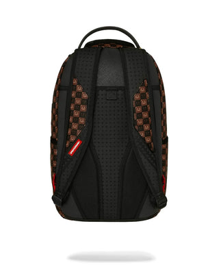 SPRAYGROUND SHARKS IN PARIS WTF BUBBLY BROWN CHECK ZAINO B8634
